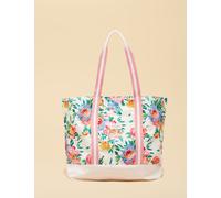 Joules Pure Cotton Canvas Ditsy Floral Tote Bag Multi