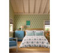 Joules Pure Cotton Chintz Floral Bedding Set Blue Mix