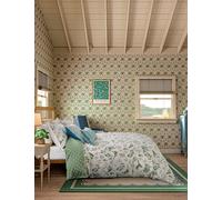 Joules Pure Cotton Festival Pheasants Bedding Set Green