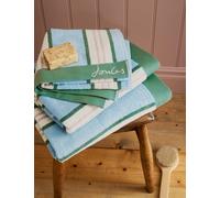 Joules Pure Cotton Juliette Stripe Towel Blue