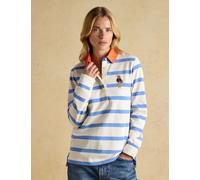 Joules Pure Cotton Striped Fox Rugby Shirt Blue Mix