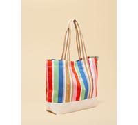 Joules Pure Cotton Striped Tote Bag Multi