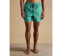 Joules Quick Dry Striped Swim Shorts Green Mix