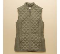 Joules Sage Green Minx Showerproof Diamond Quilted Gilet