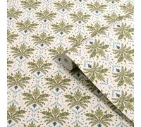 Joules Sophisticated Country Cream & Multicolour Palm Leaves Patterned Smooth Wallpaper