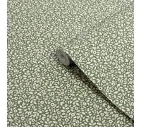 Joules Sophisticated Country Green Ditsy Floral Patterned Smooth Wallpaper