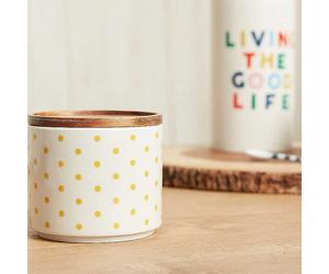 Joules Spots Fine China Medium Cannister