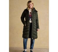 Joules Textured Longline Puffer Coat Khaki