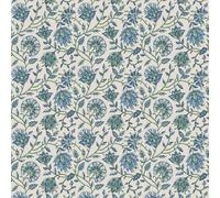 Joules Trailing Indienne Floral Wallpaper | Blue/Green