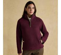 Joules UK16 Ladies Heritage 1/4 Zip Fleece - Red