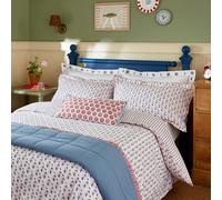 Joules Vanessa Super Kingsize Duvet Cover SET, Red