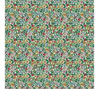Graham & Brown Joules Arts and Crafts Floral Rainbow Wallpaper | Easy Paste The Wall Application | Multicoloured Floral Design | Eco Friendly