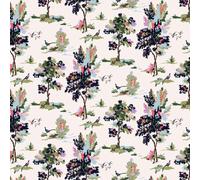 Joules Woodland Scene Dawn Grey Wallpaper - 10m x 52cm