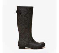 Joules WELLY PRINT Womens Wellington Boots Black - UK 4
