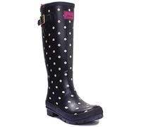 Joules Welly Print, Womens Wellington Boots, Blue (Navy Spot), 5 (38 EU)