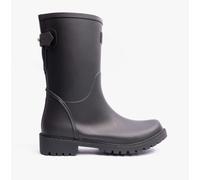 Joules Womens Wistow Black Adjustable Mid Calf Wellies