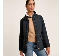 Joules Women's Allendale Diamond Quilted Jacket - Navy - Size: UK16