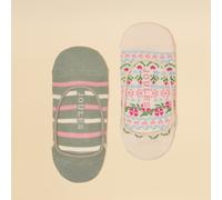 Joules Women's Bessie 2 Pack Socks - Cream - Size: One Size