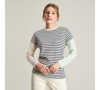 Joules Women's Esther Top - Navy Stripe - Size: UK18