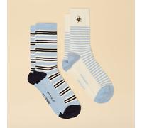 Joules Women's Everyday 2 Pack Socks - Blue - Size: One Size