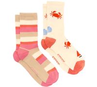 Joules Women's Everyday 2 Pack Socks - Pink - Size: One Size