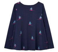 Joules Women's Harbour Light Swing Jersey Top - Navy - Size: UK14