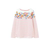 Joules Women's Harbour Print Long Sleeve Jersey Top, Border Stripe, 24