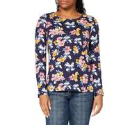 Joules Womens Harbour Print Long Sleeve Jersey Top - Meadow Border Stripe