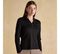 Joules Women's Heidi Top - Black - Size: UK14