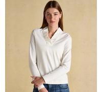 Joules Women's Heidi Top - Cream - Size: UK18