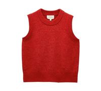 Joules Womens Holly Knitted Vest Red