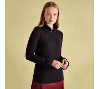 Joules Women's Kate Long Sleeve Top - Black - Size: UK16