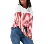Joules Womens Marina Emb Dropped Shoulder Long Sleeve Top