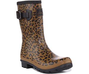 Joules Women's Molly Welly Wellington Boots, Brown (Tan Leopard Tan Leopard), 8 UK