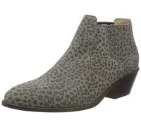 Joules Women's Primrose Western Boot, Grey Leopard, 5 UK