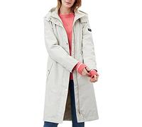 Joules Women's Raincoat, Light Grey, 6