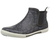 Joules Women's Rainwell Ankle Boot, Black Bee Leopard, 4 UK
