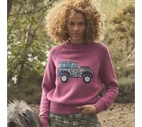 Joules Women's Rutland Jumper - Pink - Size: Large