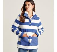 Joules Women's Serena Sweatshirt - Blue Stripe - Size: UK18