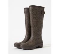 Joules Womens Tall Printed Welly - Brown - Brown - UK5 EU38 US7