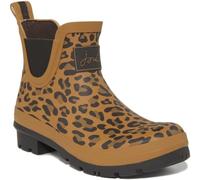 Joules Women's Wellibob Wellington Boots,Tan Leopard,4 UK