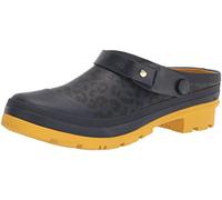 Joules Women's Welly Clog, Navy Leopard, 6 UK