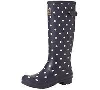 Joules Women's Welly Print Rain Boots,French Navy Spot,8 UK