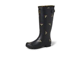 Joules Womens Welly Print With Adjustable Back Gusset - Adult 8