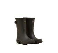 Joules Womens Wistow Black Adjustable Mid Calf Wellies