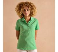 Joules Women's Woody Polo Shirt - Green, Size 20