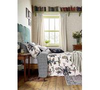 Joules Woodland Scene 100% Cotton Percale 180 Thread Count Duvet Cover Set Natural