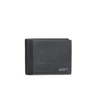 joumma bags,s.l. Adept Jim Horizontal Wallet with Blue Purse 11 x 8 x 1 cm Leather, Blue, Horizontal Wallet with Purse