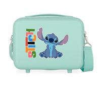 Joumma Disney Aloha Stitch Nececer Adaptable Blue 29x21x15cm Rigid ABS 9.14L 0.8kg, Blue, One Size, Nececer Adaptable