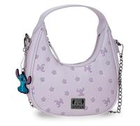 Joumma Disney Bloom Stitch Crossbody Bag Small Lilac 19,5x10x6,5 cm PU and Polyester
